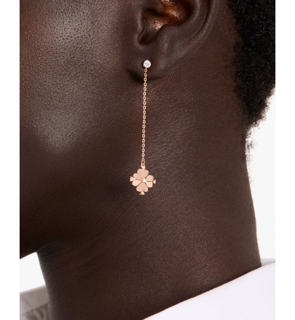 kate spade new york「レガシー ロゴ スペード フラワー リニア ピアス」|ピアス|