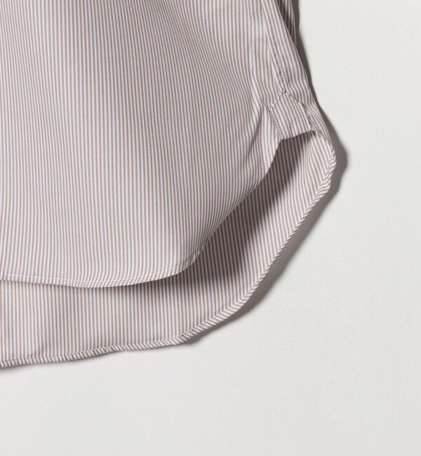 UNITED ARROWS「イージーケア AG ペンシルストライプ ラウンドレギュラーカラー シャツ 抗菌防臭」|シャツ・ブラウス|