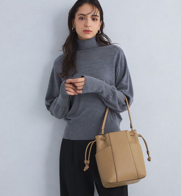 UNITED ARROWS green label relaxing「サイドポケット ドロスト 2WAY バッグ 」|ショルダー・メッセンジャー|BEIGE