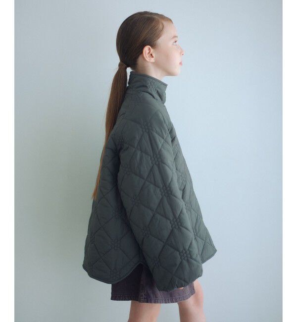 UNITED ARROWS green label relaxing「【スタメンシリーズ】フラワーキルト ブルゾン/ キッズ 100cm-160cm」|その他|DK.GRAY