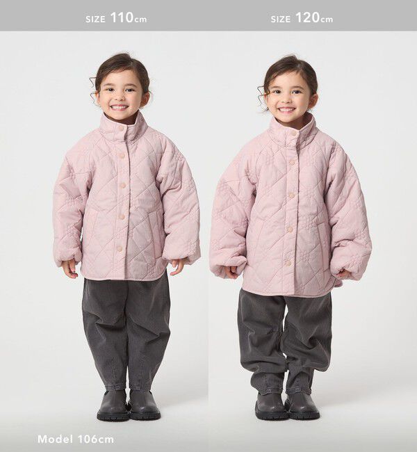 UNITED ARROWS green label relaxing「【スタメンシリーズ】フラワーキルト ブルゾン/ キッズ 100cm-160cm」|その他|