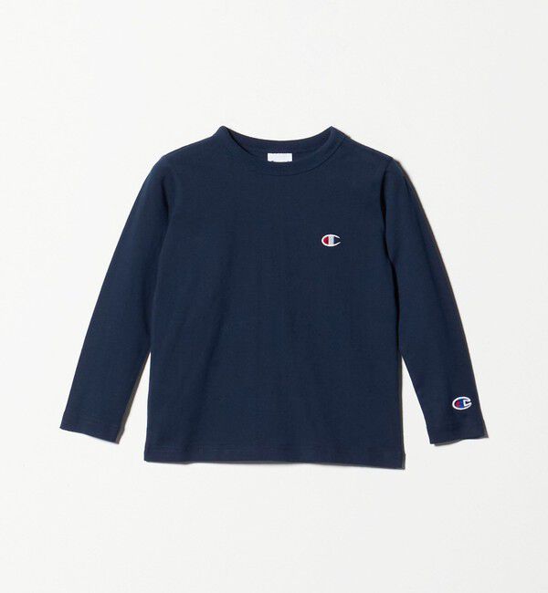 UNITED ARROWS green label relaxing「＜Champion＞ロングスリーブ Tシャツ / キッズ  110cm-130cm」|Tシャツ・カットソー|NAVY