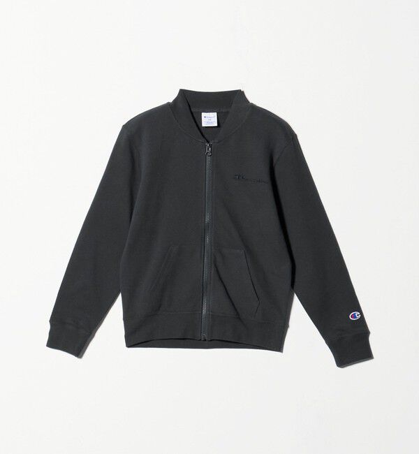 UNITED ARROWS green label relaxing「＜Champion＞ジップ スウェット カーディガン / キッズ  140cm-160cm」|カーディガン|BLACK