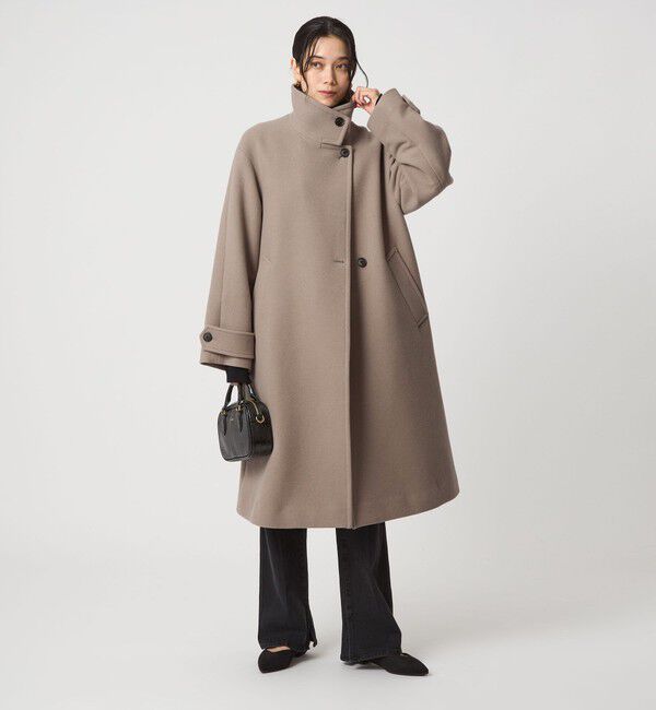 UNITED ARROWS green label relaxing「［size SHORT/TALLあり］SENTDALE WOOL スタンドカラー ロング コート」|その他|