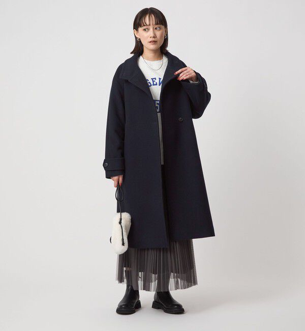 UNITED ARROWS green label relaxing「［size SHORT/TALLあり］SENTDALE WOOL スタンドカラー ロング コート」|その他|