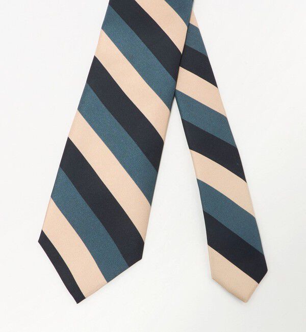 UNITED ARROWS green label relaxing「＜Luisa Esposito＞8.0cm スタンプ ストライプ2 ネクタイ」|ネクタイ・蝶ネクタイ|