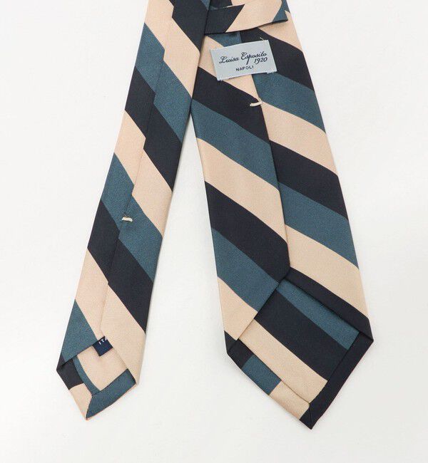 UNITED ARROWS green label relaxing「＜Luisa Esposito＞8.0cm スタンプ ストライプ2 ネクタイ」|ネクタイ・蝶ネクタイ|