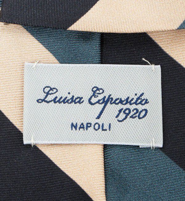 UNITED ARROWS green label relaxing「＜Luisa Esposito＞8.0cm スタンプ ストライプ2 ネクタイ」|ネクタイ・蝶ネクタイ|