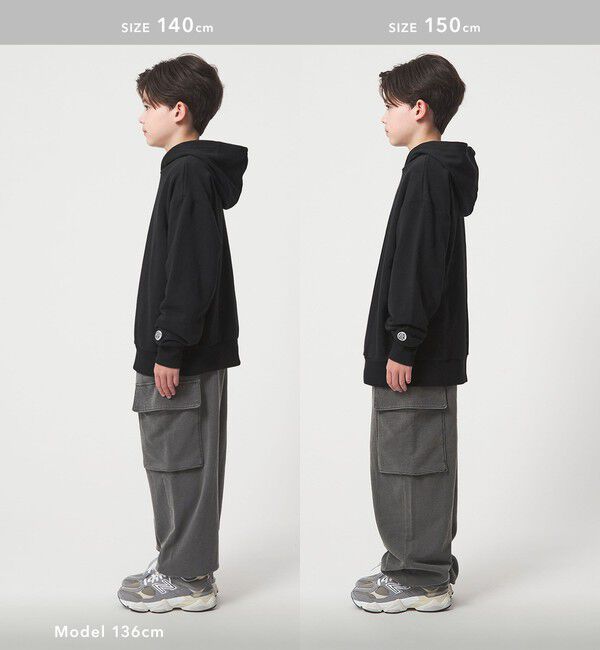 UNITED ARROWS green label relaxing「【WEB限定】裏毛 フード プルオーバー / スウェット / トレーナー  / キッズ 100cm-160cm」|パーカー|
