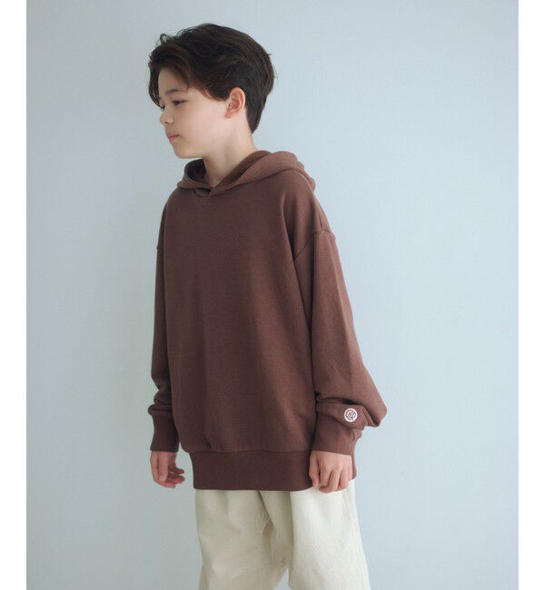 UNITED ARROWS green label relaxing「【WEB限定】裏毛 フード プルオーバー / スウェット / トレーナー  / キッズ 100cm-160cm」|パーカー|MD.BROWN