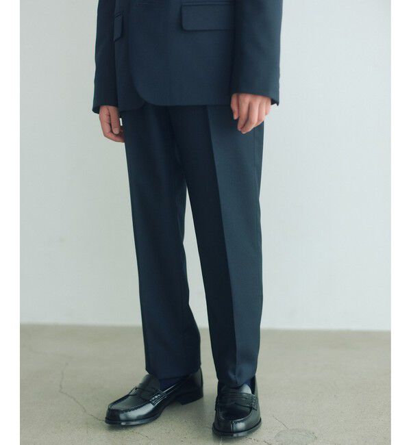 UNITED ARROWS green label relaxing「TRW ソリッド パンツ/ キッズ 140cm-160cm」|スーツ|NAVY