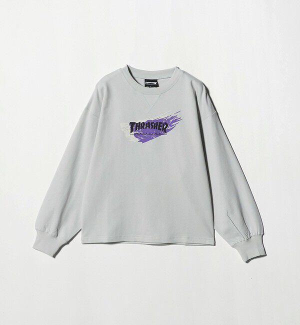 UNITED ARROWS green label relaxing「【別注】＜THRASHER＞プリントスウェット / トレーナー / キッズ  140cm-160cm」|スウェット・ジャージ|LT.BLUE