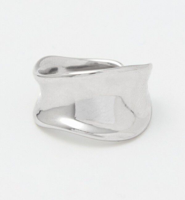 UNITED ARROWS green label relaxing「【WEB限定】ワイド ニュアンスカーブ リング」|リング|