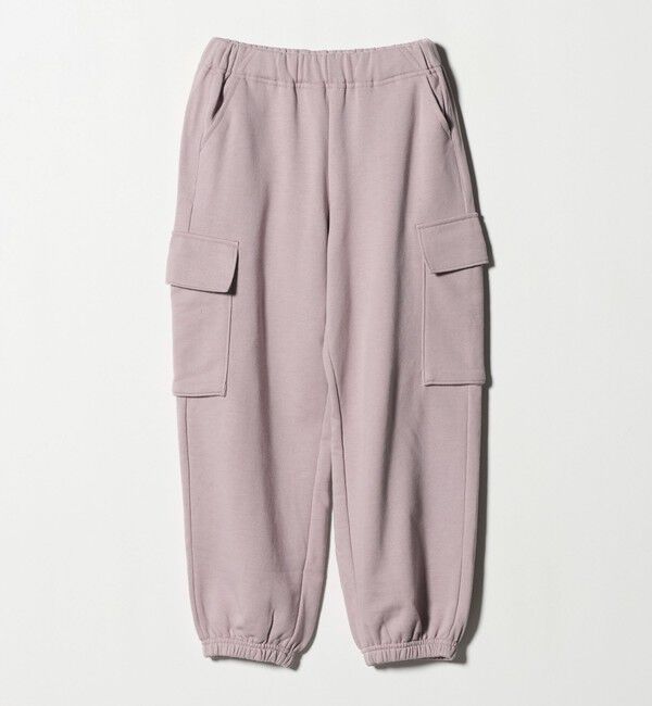UNITED ARROWS green label relaxing「裏毛 ワイドカーゴパンツ（ライトピンク）/ キッズ  100cm-160cm」|チノ|