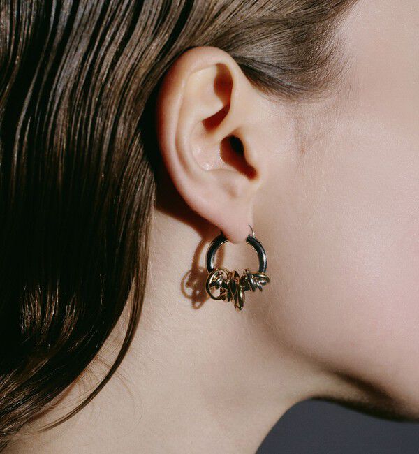 BEAUTY&YOUTH UNITED ARROWS「＜LAPUIS＞Coil Around ピアス」|ピアス|