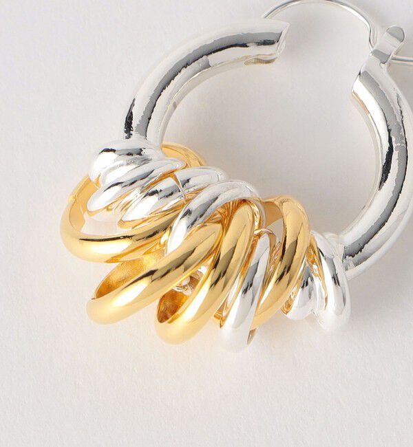 BEAUTY&YOUTH UNITED ARROWS「＜LAPUIS＞Coil Around ピアス」|ピアス|