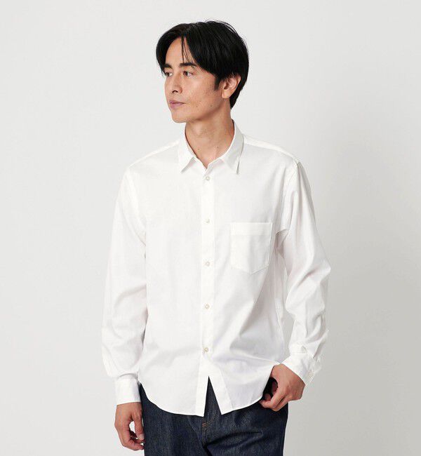 BEAUTY&YOUTH UNITED ARROWS「クリア オックスフォード レギュラー シャツ SLIM型」|シャツ・ブラウス|WHITE