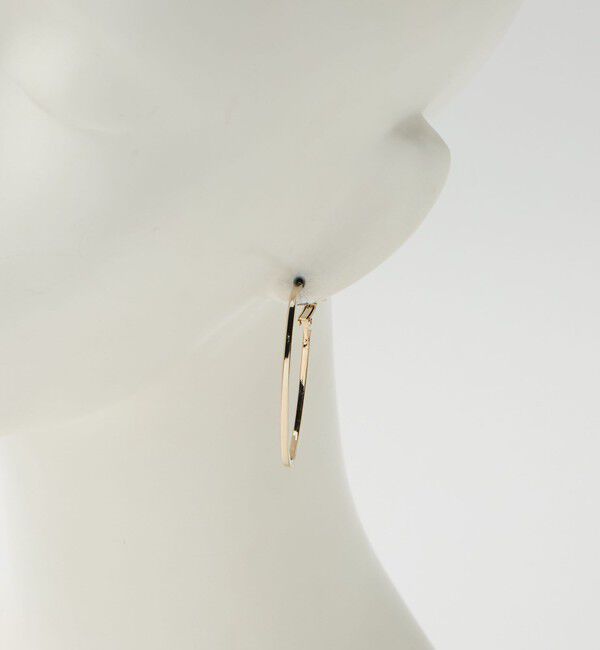 BEAUTY&YOUTH UNITED ARROWS「メタル ビッグ Oモチーフ フープピアス」|ピアス|