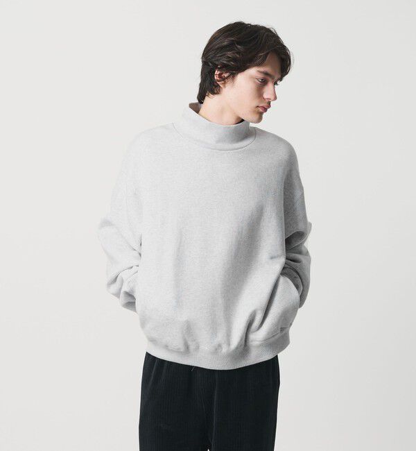 MONKEY TIME「テリーフリース ハイネック スウェット」|Tシャツ・カットソー|LT.GRAY