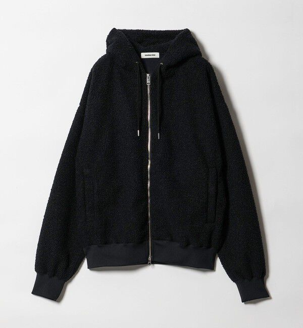 MONKEY TIME「ボアフリース フルジップ フーディー」|カーディガン|