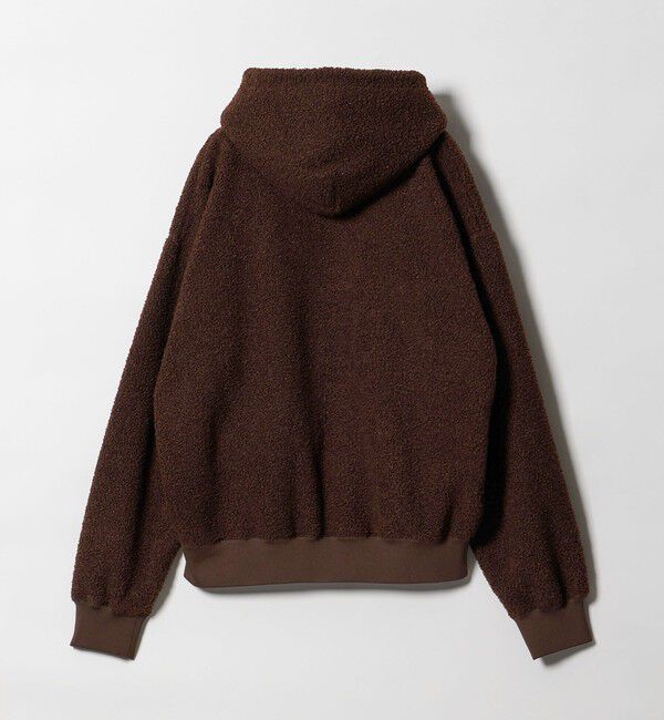 MONKEY TIME「ボアフリース フルジップ フーディー」|カーディガン|