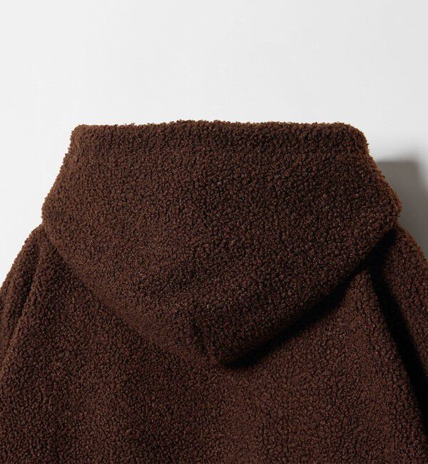 MONKEY TIME「ボアフリース フルジップ フーディー」|カーディガン|