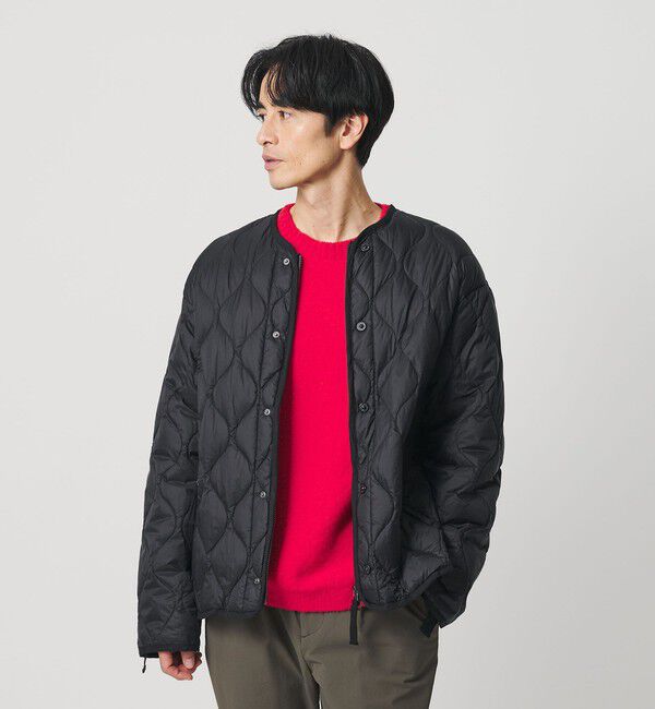 BEAUTY&YOUTH UNITED ARROWS「＜TAION＞ミリタリー M65 ライナー Wジップ ショート ダウンジャケット」|ダウン|BLACK