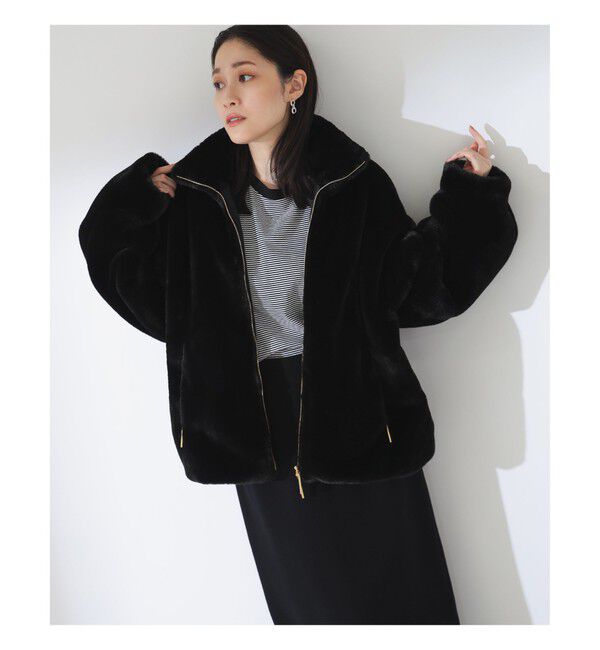 Demi-Luxe BEAMS 「TATRAS / BARBRA ボア ブルゾン」|ブルゾン・スタジャン|