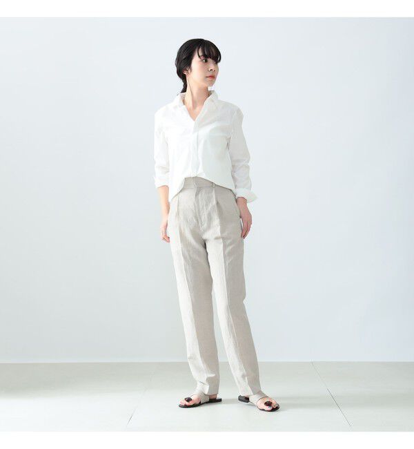 Demi-Luxe BEAMS 「AK+1 / 刺繍 レギュラーカラーシャツ」|シャツ・ブラウス|