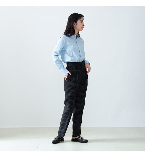 Demi-Luxe BEAMS 「AK+1 / 刺繍 レギュラーカラーシャツ」|シャツ・ブラウス|