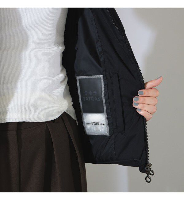 Demi-Luxe BEAMS 「TATRAS &times; Demi-Luxe BEAMS / 別注 KOSAVA セイル ファー ダウンジャケット」|ブルゾン・スタジャン|