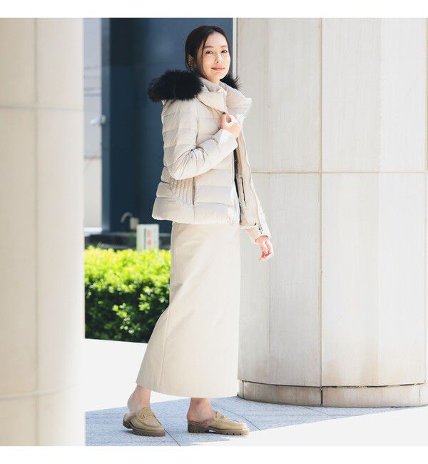 Demi-Luxe BEAMS 「TATRAS &times; Demi-Luxe BEAMS / 別注 KOSAVA セイル ファー ダウンジャケット」|ブルゾン・スタジャン|