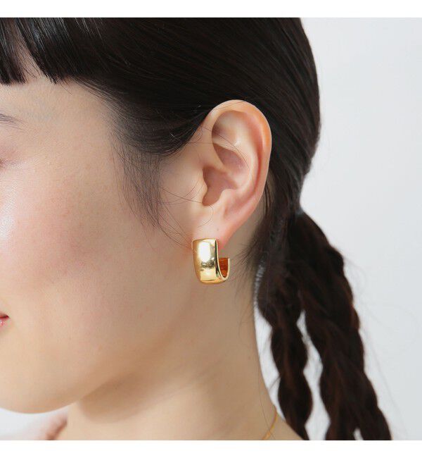 Demi-Luxe BEAMS 「PHILIPPE AUDIBERT / Barrie ピアス ゴールド」|その他|GOLD