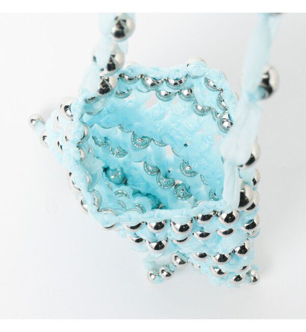 Ray BEAMS 「【別注】Casselini / チュール ビーズ ミニ ショルダー」|その他|