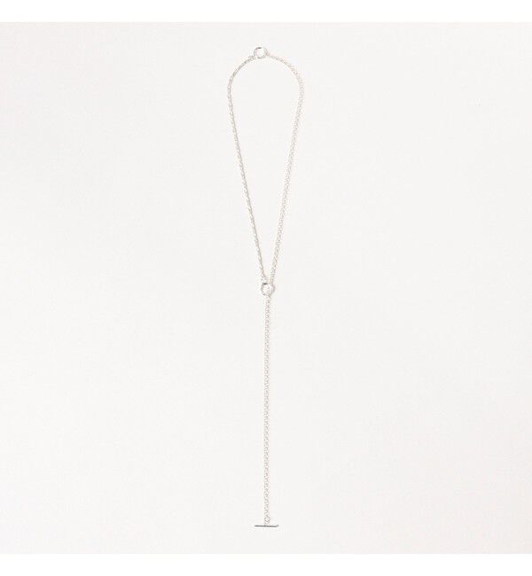 Demi-Luxe BEAMS 「ISOLATION / コンビネーション ロングネックレス シルバー ILN‐0139」|その他|