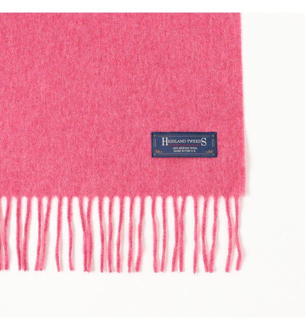 BEAMSBOY「HIGHLAND TWEEDS / ソリッド ストール 大」|マフラー|