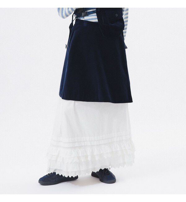 BEAMSBOY「【別注】ENGINEERED GARMENTS / ラップ スカート」|スカート|NAVY