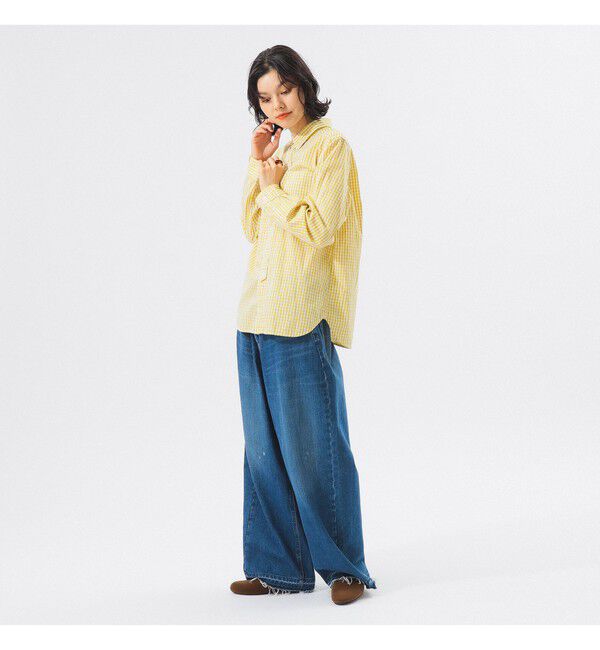 BEAMSBOY「100/2 ギンガムチェック ボタンダウン シャツ」|シャツ・ブラウス|