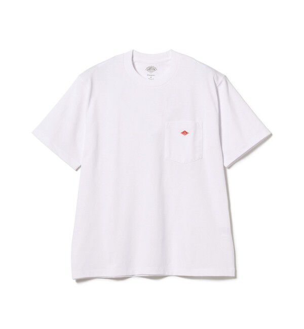 BEAMS「DANTON / POCKET T-shirt」|Tシャツ・カットソー|WHITE