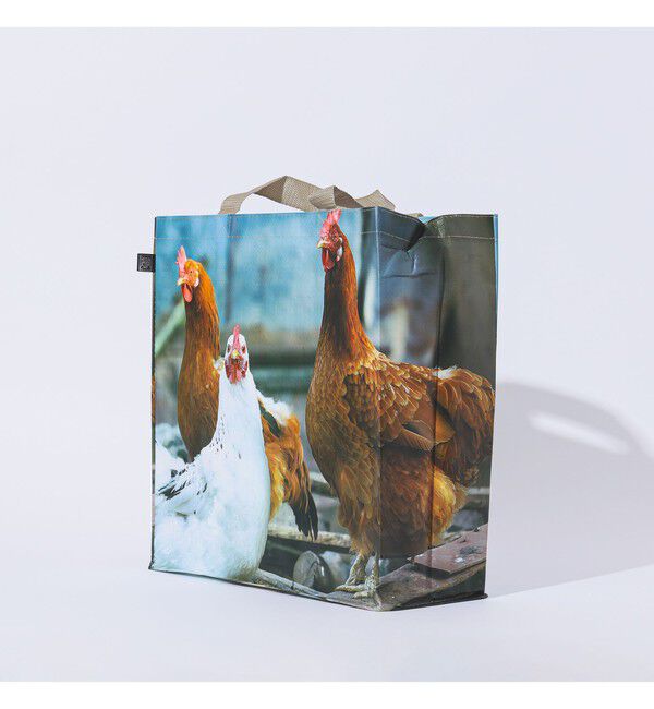 BEAMS「Esschert Design / Shopping bag farm animals アニマル バッグ」|ポーチ|CHICKEN