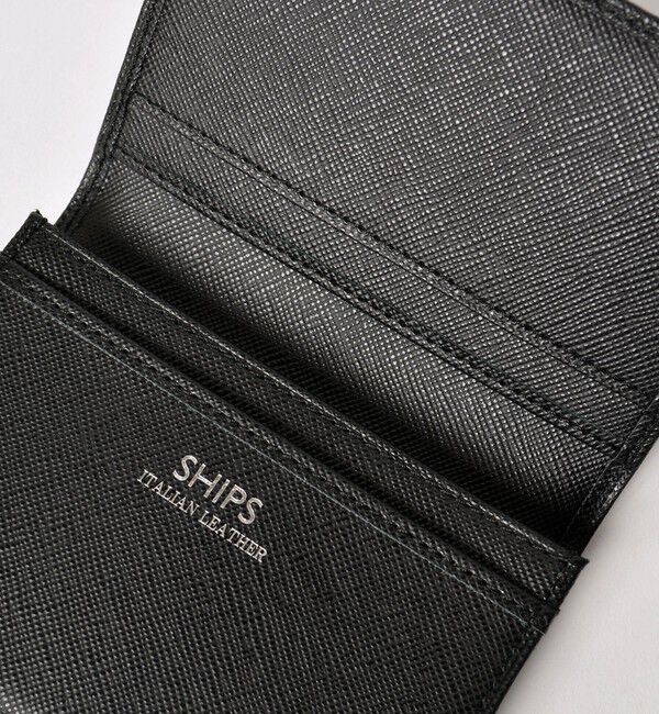 SHIPS「SHIPS:【SAFFIANO LEATHER】イタリアンレザー  カードケース （名刺入れ）」|名刺入れ・カードケース|