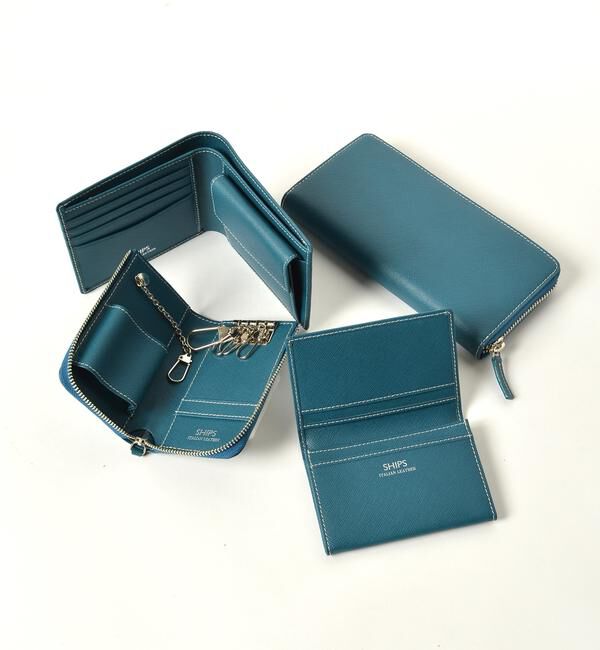 SHIPS「SHIPS:【SAFFIANO LEATHER】イタリアンレザー  カードケース （名刺入れ）」|名刺入れ・カードケース|