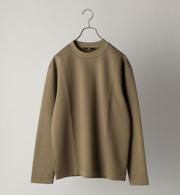 SHIPS「SHIPS:  ハイゲージ クルーネック ダンボールニット 長袖Tシャツ」|Tシャツ・カットソー|