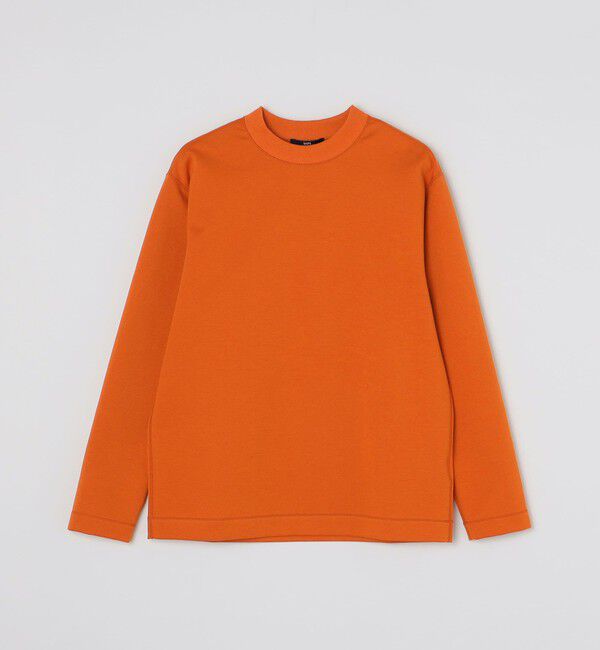 SHIPS「SHIPS:  ハイゲージ クルーネック ダンボールニット 長袖Tシャツ」|Tシャツ・カットソー|