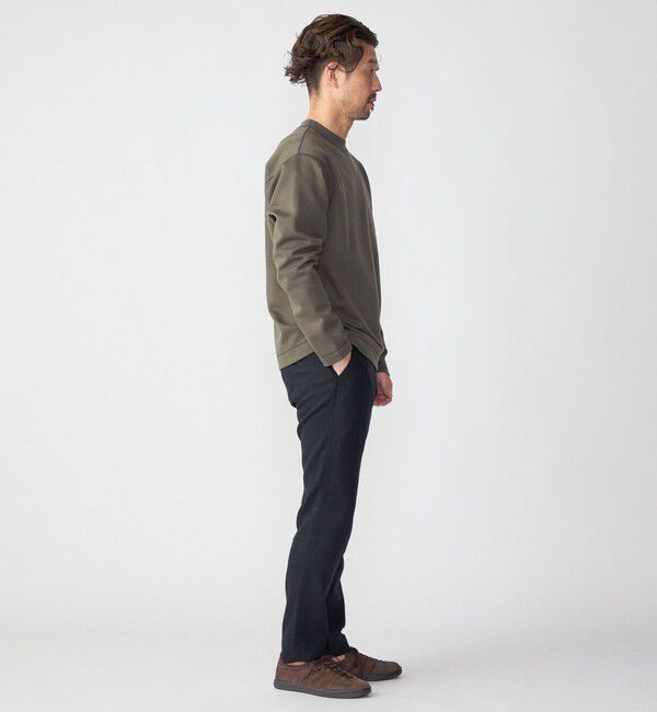 SHIPS「SHIPS:  ハイゲージ クルーネック ダンボールニット 長袖Tシャツ」|Tシャツ・カットソー|