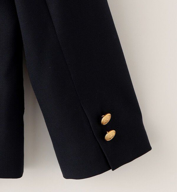 SHIPS KIDS「SHIPS KIDS:メタル 2ボタン ジャケット(140～150cm)」|テーラードジャケット|