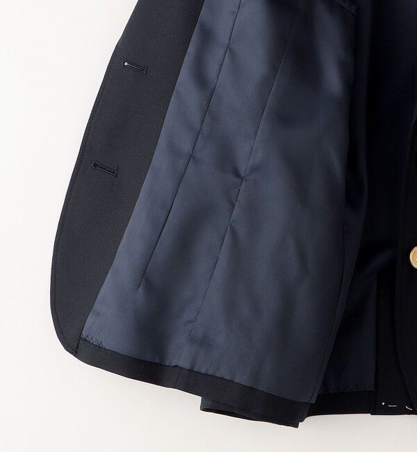 SHIPS KIDS「SHIPS KIDS:メタル 2ボタン ジャケット(140～150cm)」|テーラードジャケット|