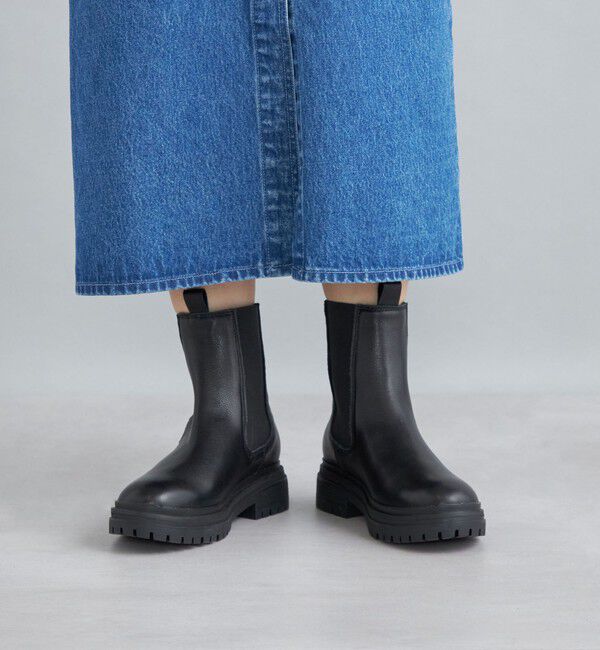 SHIPS for women「チェルシーブーツ」|ショートブーツ|ブラック