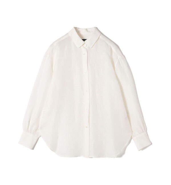 SHIPS for women「〈手洗い可能〉サフィラン リネン シャツ」|シャツ・ブラウス|