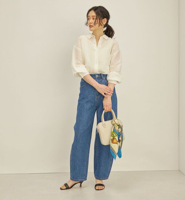 SHIPS for women「〈手洗い可能〉サフィラン リネン シャツ」|シャツ・ブラウス|